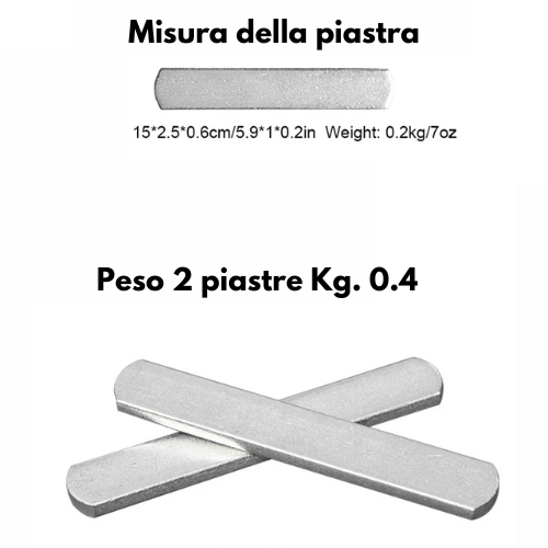 Giubbotto, Manicotti, Gambali Zavorrati Professionale Unisex. Allenamento Intensivo e Personalizzato Per Aumento Della Forza Esplosiva.