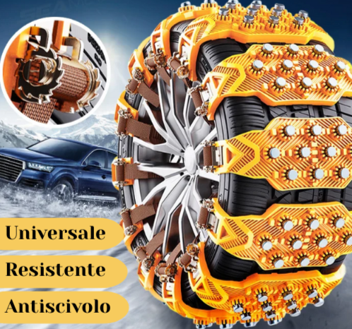SEAMETAL 4PCS Car Winter Tire Wheels Snow Chains Snow Tire Anti-skid Chains Wheel Tyre Cable Belt Winter Outdoor Emergency Tools