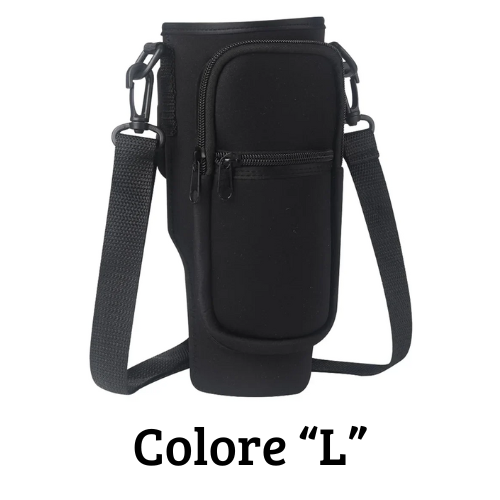 Borsa per il trasporto di bottiglia - thermos Quencher. In neoprene con tracolla.