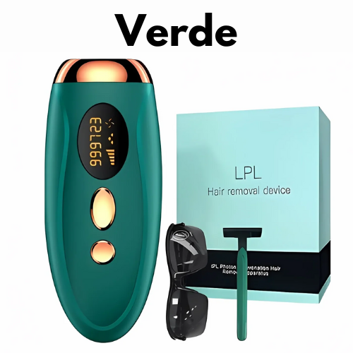 Epilatore a Luce Pulsata IPL – Laser Permanente, Indolore e Professionale per Viso, Corpo, Ascelle e Zona Bikini.