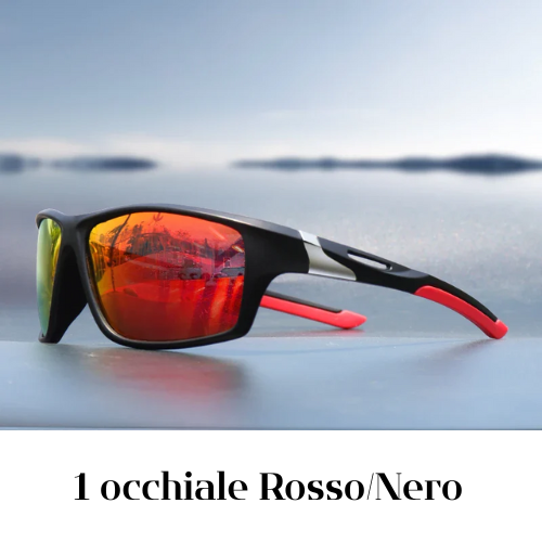 Occhiali da Sole Polarizzati Antiriflesso Uomo Donna – Montatura in lega sfumata, Protezione UV400, Leggeri e Resistenti – Disponibili in Vari Colori.