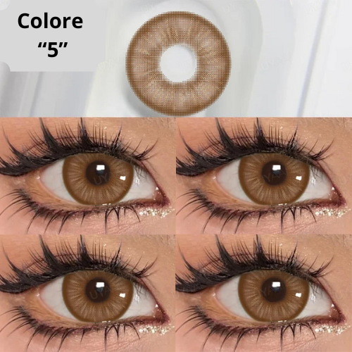 👁️ Lenti a Contatto Colorate Cosmetiche – Effetto Occhi Grandi, Comode e Sicure – Confezione da 2 Pezzi.