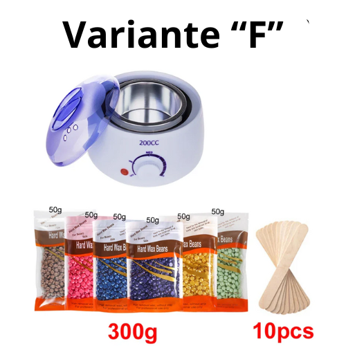 ⭐ Macchina Scaldacera Professionale con Cera Brasiliana – Kit per Depilazione Efficace e Delicata a Casa. ⭐
