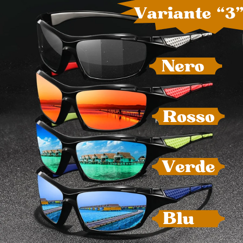 🕶️ Occhiali da Sole Unisex Polarizzati – Leggeri, Resistenti, Antiriflesso, Protezione UV Totale.