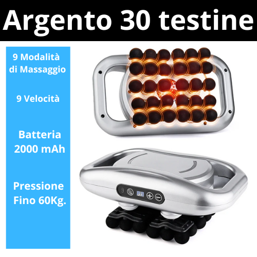💪 Massaggiatore a Percussione – Sollievo Muscolare Profondo ad Alta Frequenza. Ideale per Schiena, Vita, Collo, Spalle, Etc.