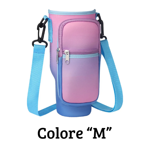 Borsa per il trasporto di bottiglia - thermos Quencher. In neoprene con tracolla.
