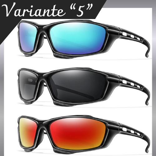Occhiali da Sole Polarizzati Uomo Donna – Montatura Colorata in Policarbonato, Protezione UV400, Leggeri e Resistenti – Disponibili in Vari Colori.