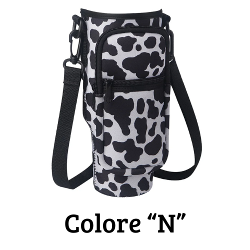 Borsa per il trasporto di bottiglia - thermos Quencher. In neoprene con tracolla.