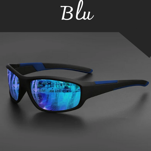 Occhiali da Sole Polarizzati in Policarbonato, Unisex– Protezione UV400, Leggeri e Resistenti – Disponibili in Vari Colori.