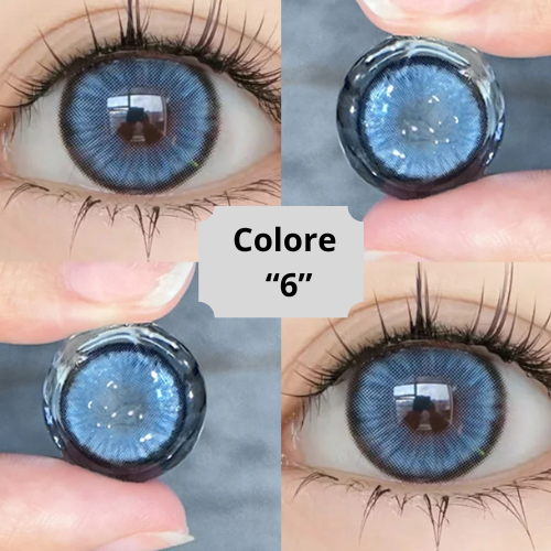 👁️ Lenti a Contatto Colorate Cosmetiche – Effetto Occhi Grandi, Comode e Sicure – Confezione da 2 Pezzi.