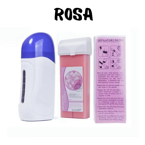 ⭐Depilatore portatile a rullo. Set scalda-cera, crema e strisce depilatorie.⭐