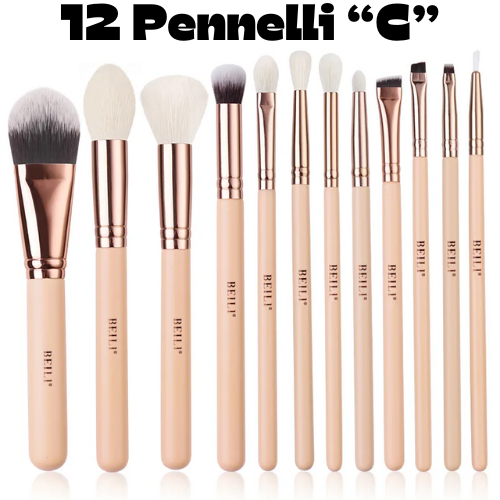 💖 Pennelli Trucco – Kit Professionale Da 5 a 28 Pezzi – Set Completo per Make-up Viso e Occhi.