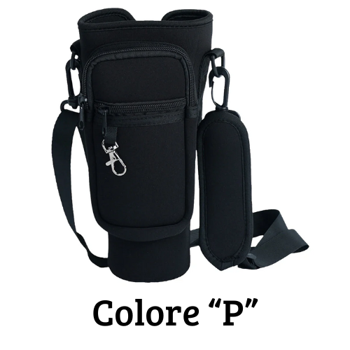 Borsa per il trasporto di bottiglia - thermos Quencher. In neoprene con tracolla.