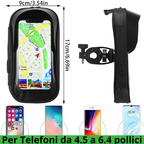 Bicycle Motorcycle GPS Navigation Holder Waterproof Multi-function Mobile Phone Bracket Card Pack Bike Motorcycle Accessories