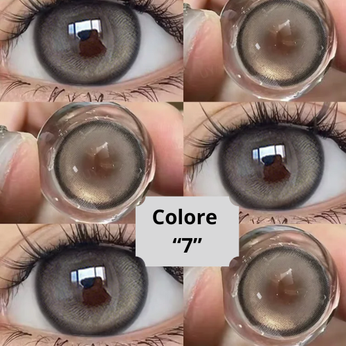👁️ Lenti a Contatto Colorate Cosmetiche – Effetto Occhi Grandi, Comode e Sicure – Confezione da 2 Pezzi.