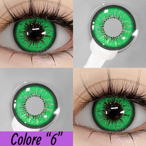 👁️ Lenti a Contatto Colorate – Effetto Occhi Grandi, Comode e Sicure – Confezione da 2 Pezzi.