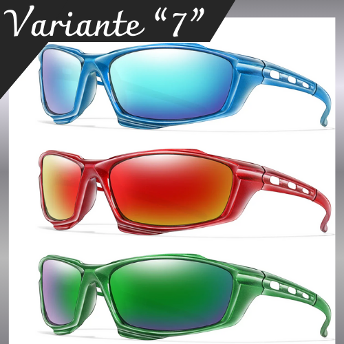 Occhiali da Sole Polarizzati Uomo Donna – Montatura Colorata in Policarbonato, Protezione UV400, Leggeri e Resistenti – Disponibili in Vari Colori.