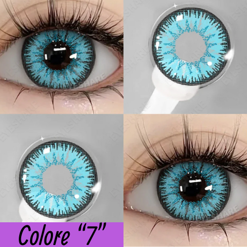 👁️ Lenti a Contatto Colorate – Effetto Occhi Grandi, Comode e Sicure – Confezione da 2 Pezzi.