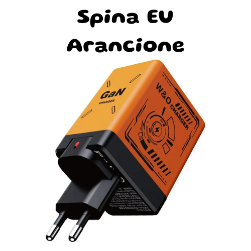 Caricabatterie ultra-veloce GaN 120W con cavo Lightning retrattile di tipo C, adattatore di ricarica rapida per iPhone 16, iPad, Samsung, Huawei.