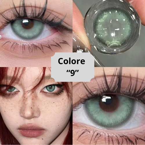 👁️ Lenti a Contatto Colorate Cosmetiche – Effetto Occhi Grandi, Comode e Sicure – Confezione da 2 Pezzi.