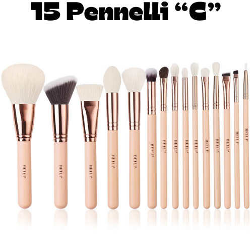 💖 Pennelli Trucco – Kit Professionale Da 5 a 28 Pezzi – Set Completo per Make-up Viso e Occhi.