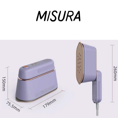 New Hanging Ironing Machine Handheld 1000W Home Small Steam Iron Portable Dry Wet Double Ironing 6 Holes For Steam