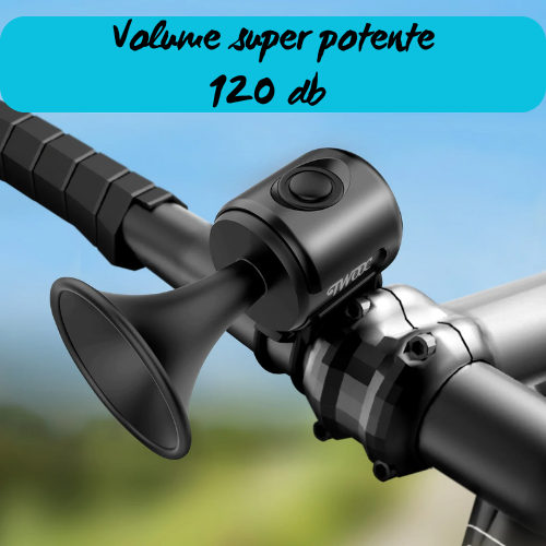 TWOOC 120 dB Electric Bike Bell Sounds Alarm Bell Waterproof Safety Electric Bicycle Horn For Handlebars