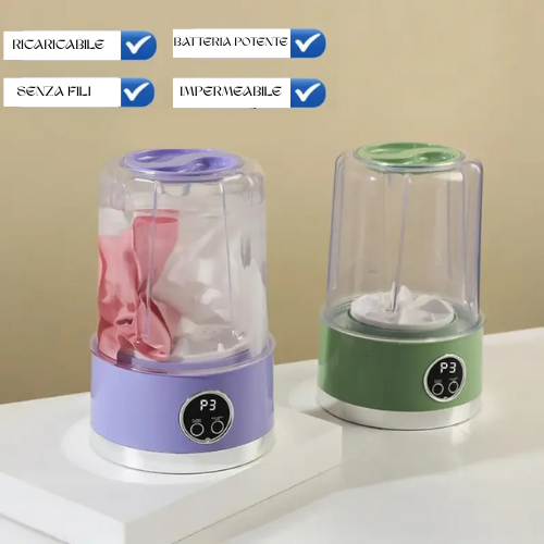 Portable Cordless Washing Machine,USB Rechargeable, Mini Washer For /Underwear/Socks/Baby Clothes Home Travel Laundry Bucket