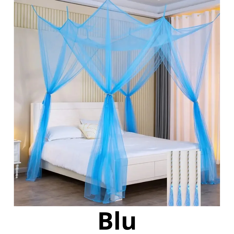 Zanzariera a Soffitto per Letto: Protezione Completa Contro le Zanzare e Insetti Vari.