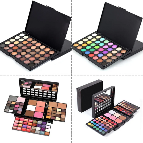 🎨 Palette Ombretti Multi-Colore in Polvere Pressata da 40/74/78 colori– Alta Pigmentazione, Lunga Durata & Impermeabile. Kit di cosmetici alla moda per il trucco.💖