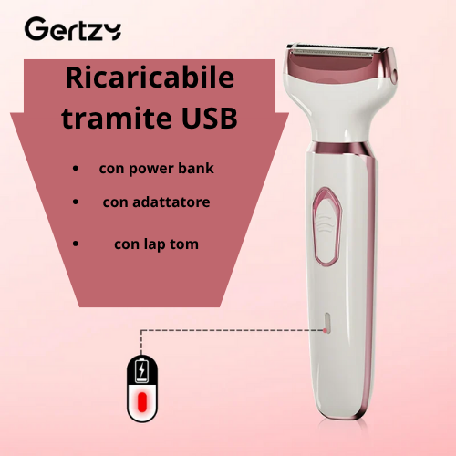 ✨ Epilatore Donna 4 in 1 Ricaricabile – Depilazione Viso, Corpo e Zone Delicate ✨