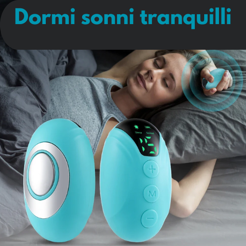 Dispositivo EMS per il Sonno – Rilassamento e Addormentamento Rapido Senza Farmaci.