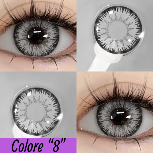 👁️ Lenti a Contatto Colorate – Effetto Occhi Grandi, Comode e Sicure – Confezione da 2 Pezzi.