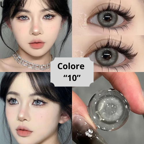 👁️ Lenti a Contatto Colorate Cosmetiche – Effetto Occhi Grandi, Comode e Sicure – Confezione da 2 Pezzi.