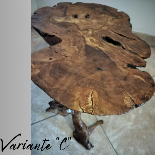 Tavoli e Piantane in Legno Naturale – Design Unico, Arredi dal Fascino Autentico. Lavorazione Artigianale a Mano.