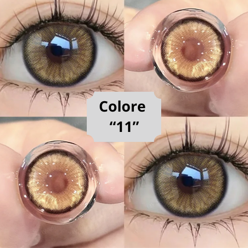 👁️ Lenti a Contatto Colorate Cosmetiche – Effetto Occhi Grandi, Comode e Sicure – Confezione da 2 Pezzi.