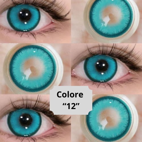 👁️ Lenti a Contatto Colorate Cosmetiche – Effetto Occhi Grandi, Comode e Sicure – Confezione da 2 Pezzi.