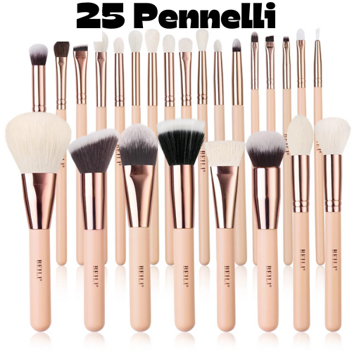 💖 Pennelli Trucco – Kit Professionale Da 5 a 28 Pezzi – Set Completo per Make-up Viso e Occhi.