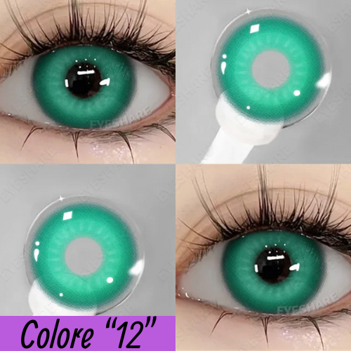 👁️ Lenti a Contatto Colorate – Effetto Occhi Grandi, Comode e Sicure – Confezione da 2 Pezzi.