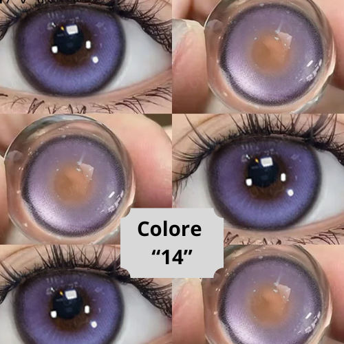 👁️ Lenti a Contatto Colorate Cosmetiche – Effetto Occhi Grandi, Comode e Sicure – Confezione da 2 Pezzi.