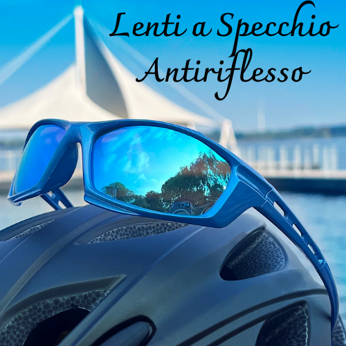 Occhiali da Sole Polarizzati Uomo Donna – Montatura Colorata in Policarbonato, Protezione UV400, Leggeri e Resistenti – Disponibili in Vari Colori.