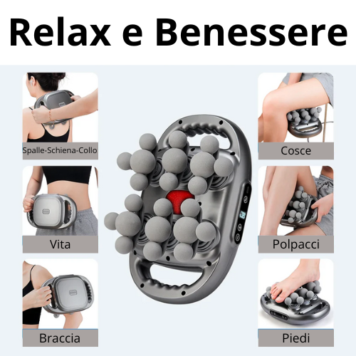 💪 Massaggiatore a Percussione – Sollievo Muscolare Profondo ad Alta Frequenza. Ideale per Schiena, Vita, Collo, Spalle, Etc.