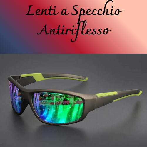 Occhiali da Sole Polarizzati in Policarbonato, Unisex– Protezione UV400, Leggeri e Resistenti – Disponibili in Vari Colori.