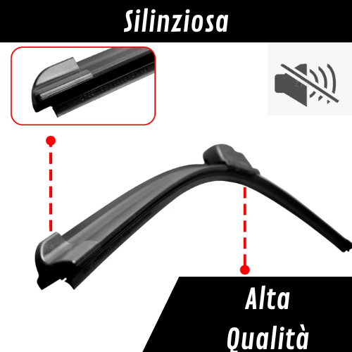 Car Windshield Wiper Blades U-type Universal Soft Rubber Frameless Bracketless Car Wipers 14" 16" 18" 19" 20" 21" 22" 24" 26"