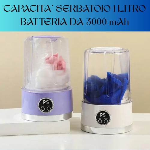 Portable Cordless Washing Machine,USB Rechargeable, Mini Washer For /Underwear/Socks/Baby Clothes Home Travel Laundry Bucket