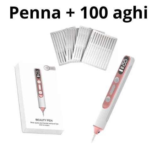 Penna Estetica Professionale al Plasma |Trattamento per Rughe, Macchie, Acne, Verruche e Tatuaggi| Ricaricabile USB-C | Tecnologia Sicura e Naturale.