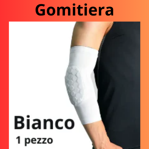 Ginocchiere e gomitiere per bambini con maniche a compressione a nido d'ape. Protezioni sportive per basket, calcio, etc.