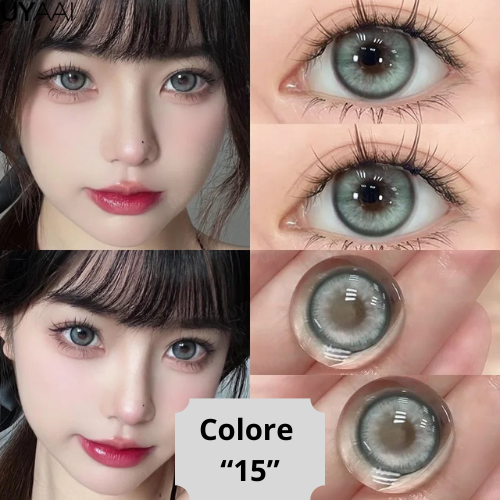 👁️ Lenti a Contatto Colorate Cosmetiche – Effetto Occhi Grandi, Comode e Sicure – Confezione da 2 Pezzi.