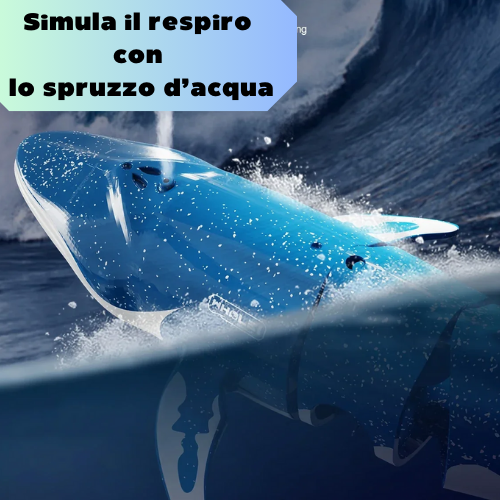 Pesce telecomandato con radiocomando 2.4 ghz copertura fino 30 metri. Scegli tra i vari tipi di pesci a disposizione. Divertimento in acqua con controllo a distanza