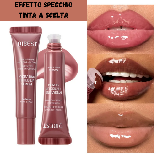 Lucidalabbra lunga tenuta, idratazione profonda, effetto specchio ultra brillante, resistenza all’acqua.